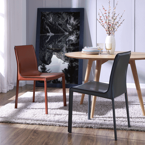 Gregory Recycled Leather Chair | Set of 2