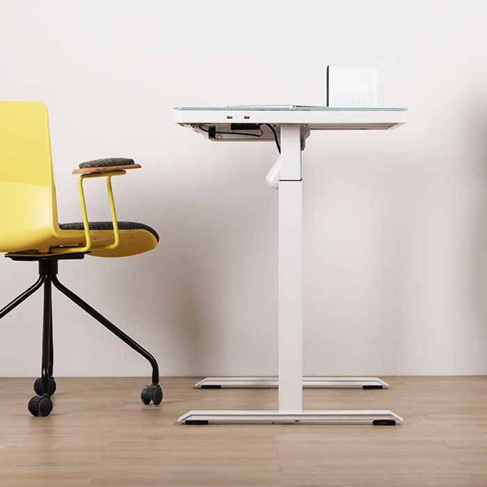 Smart 47" Glass Top Standing Desk